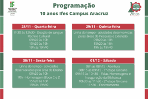 programa&ccedil;&atilde;o final da final